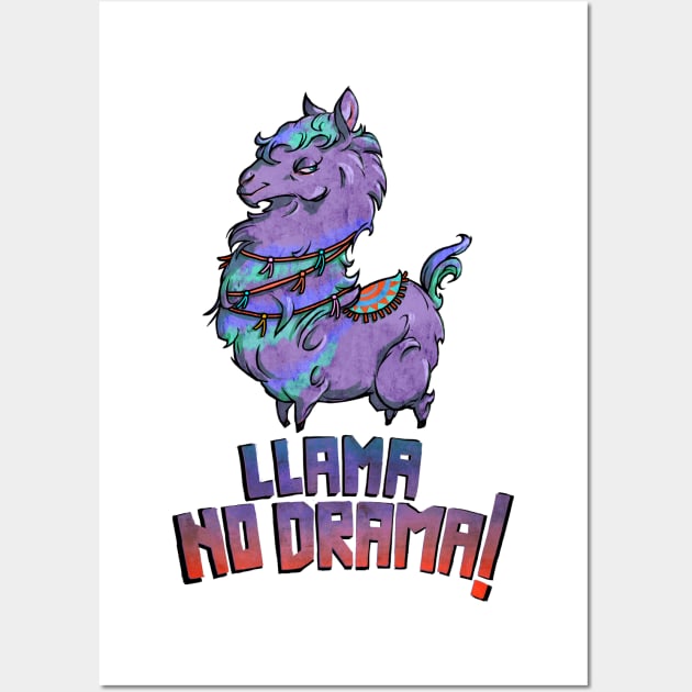 Llama No Drama! Wall Art by KRS